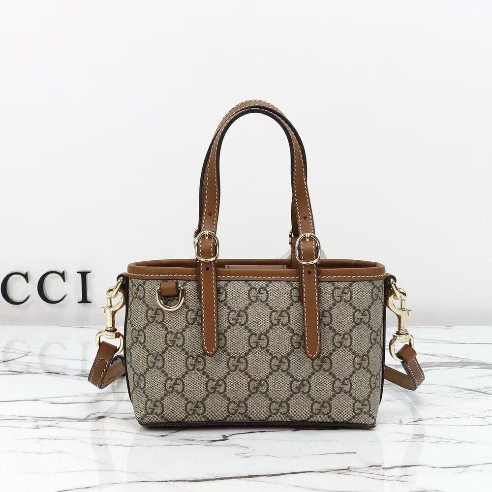 GUCCI MINI GG SUPREME TOTE BAG